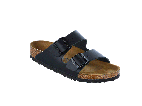 Birkenstock Classic Arizona Regular Fit Smooth Leather Black Sole Drifter Hahndorf