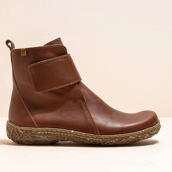 El Naturalista NIDO ELLA Boot Natural Grain Leather Wood Sole