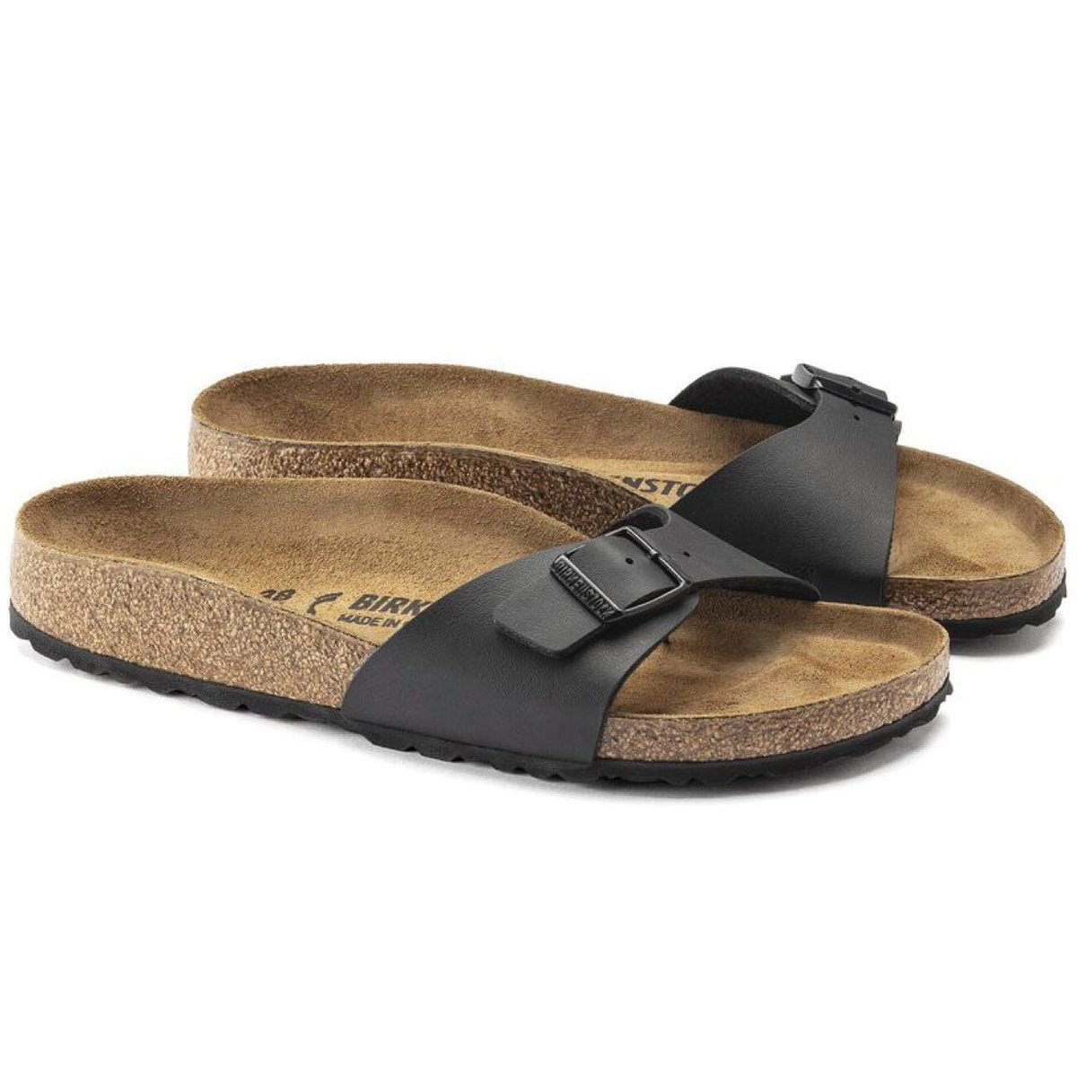 Birkenstock Madrid Regular Fit Birko-Flor Black Unassigned Birkenstock Classic 