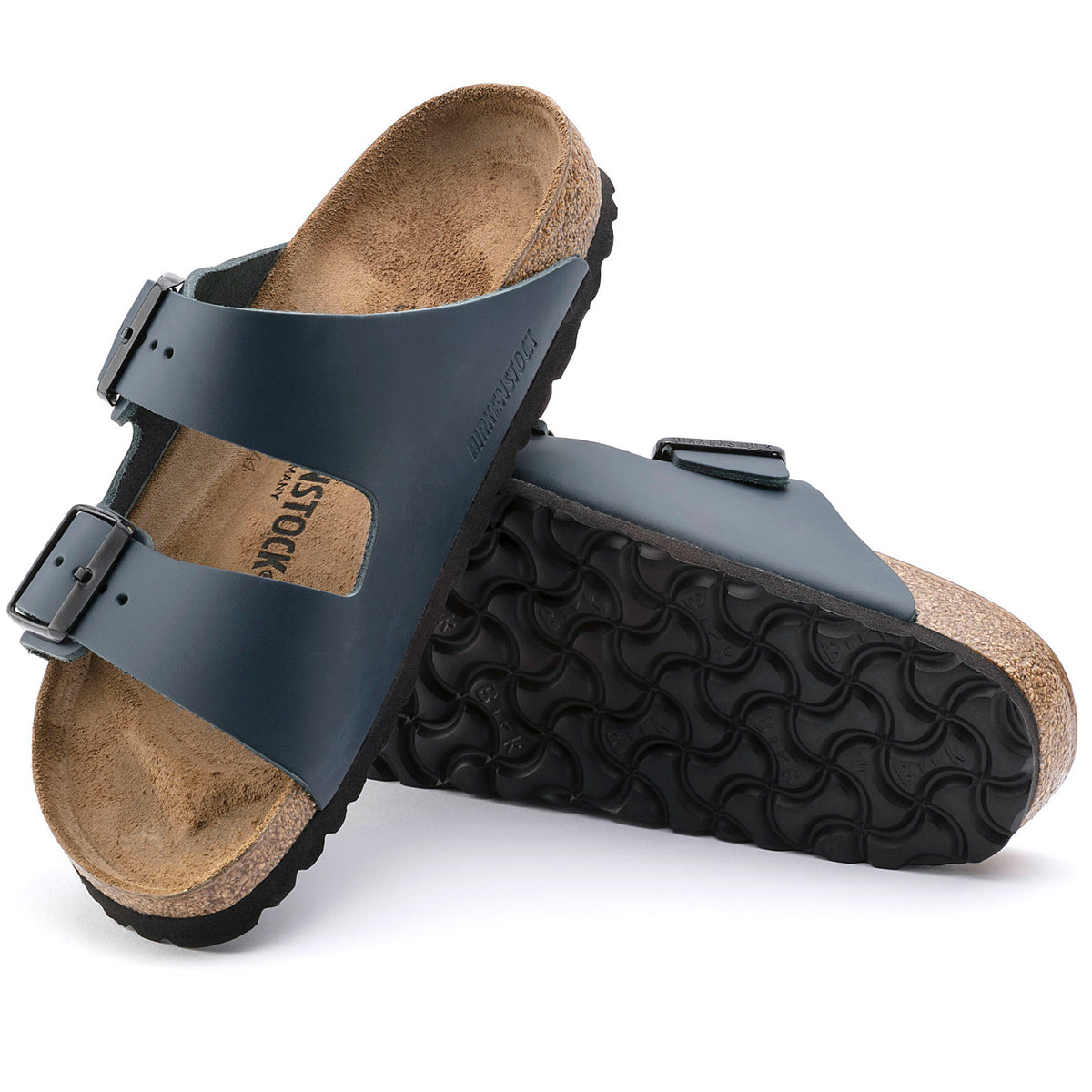 Birkenstock Classic Arizona Smooth Leather Regular Fit Blue