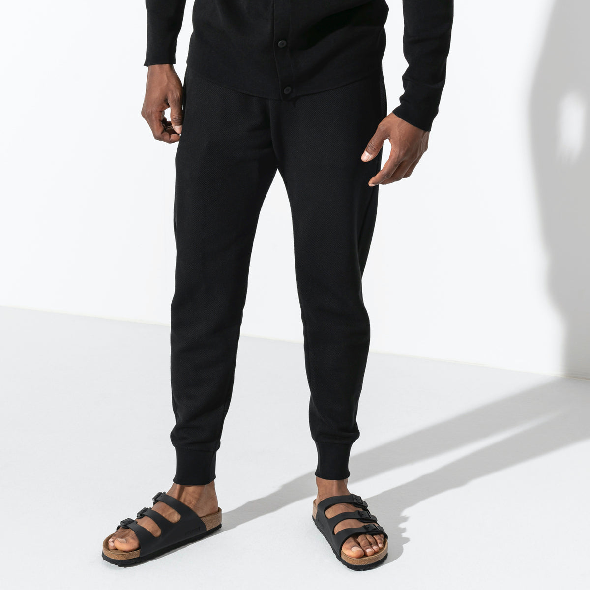 Birkenstock Classic Florida Soft Footbed Birko-Flor Regular Fit Black