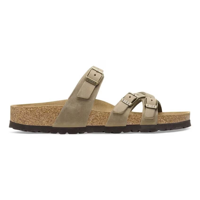 Birkenstock Classic Franca Oiled Leather Regular Fit Tobacco Brown Sandals Birkenstock Classic 