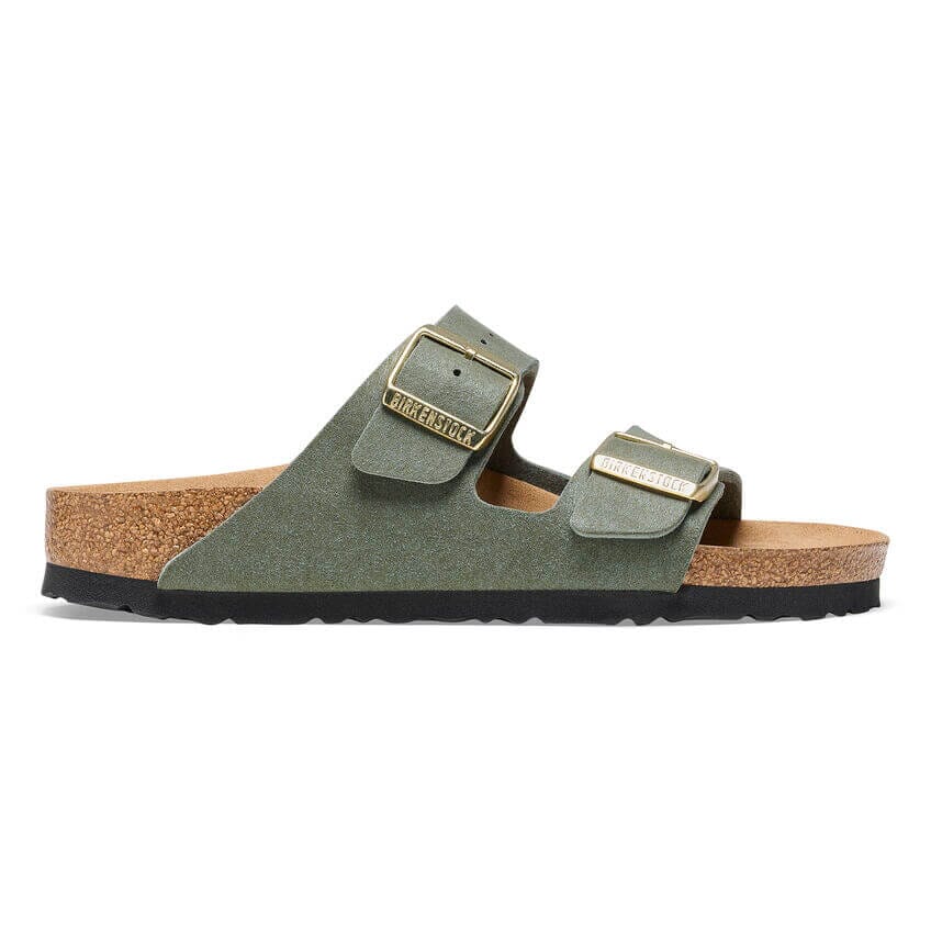 Birkenstock Arizona Soft Birki Vegan Thyme Synthetic Regular Fit Sandals Birkenstock Vegan 