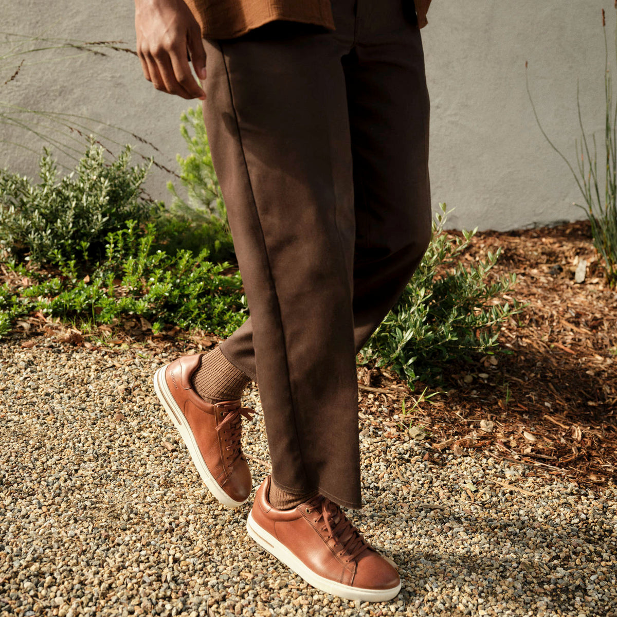 Birkenstock Shoes Bend Smooth Leather Regular Fit Cognac