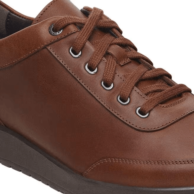 Birkenstock Shoes Honnef 365 Regular Fit Natural Leather Cognac
