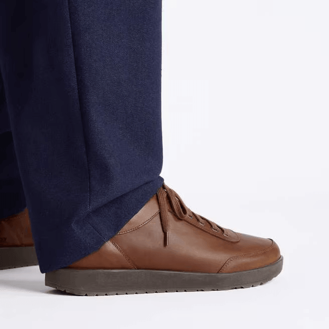 Birkenstock Shoes Honnef 365 Regular Fit Natural Leather Cognac