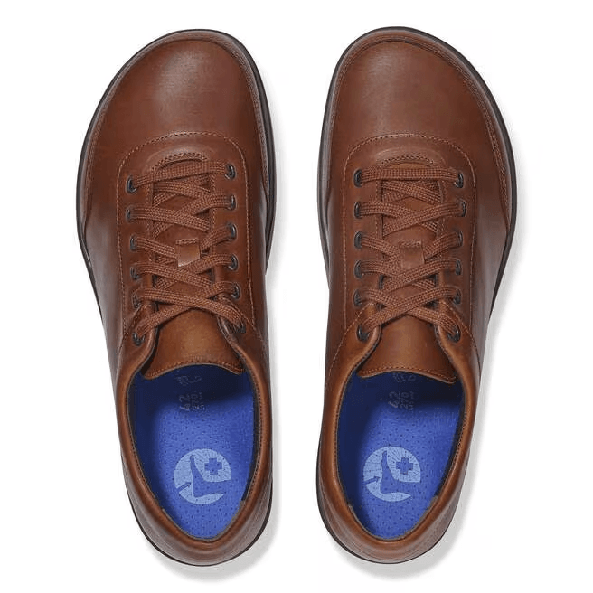 Birkenstock Shoes Honnef 365 Regular Fit Natural Leather Cognac
