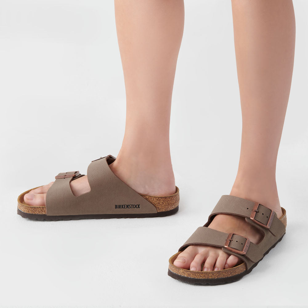 Birkenstock Classic Arizona Birko-Flor Nubuck Narrow Fit Mocca