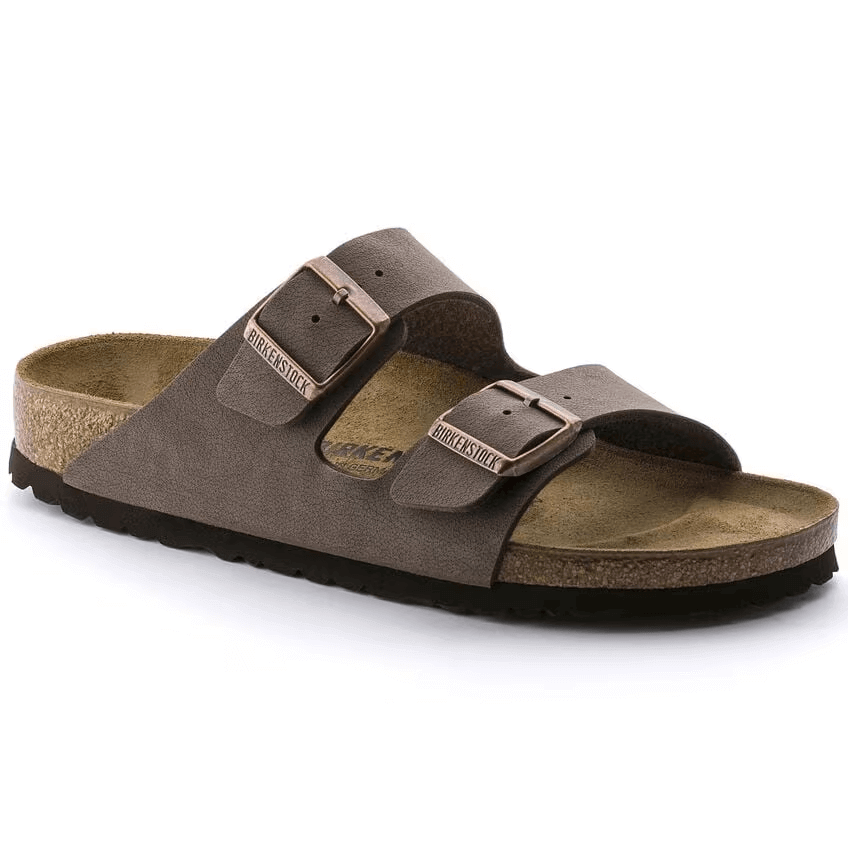 Birkenstock Classic Arizona Birko-Flor Nubuck Narrow Fit Mocca