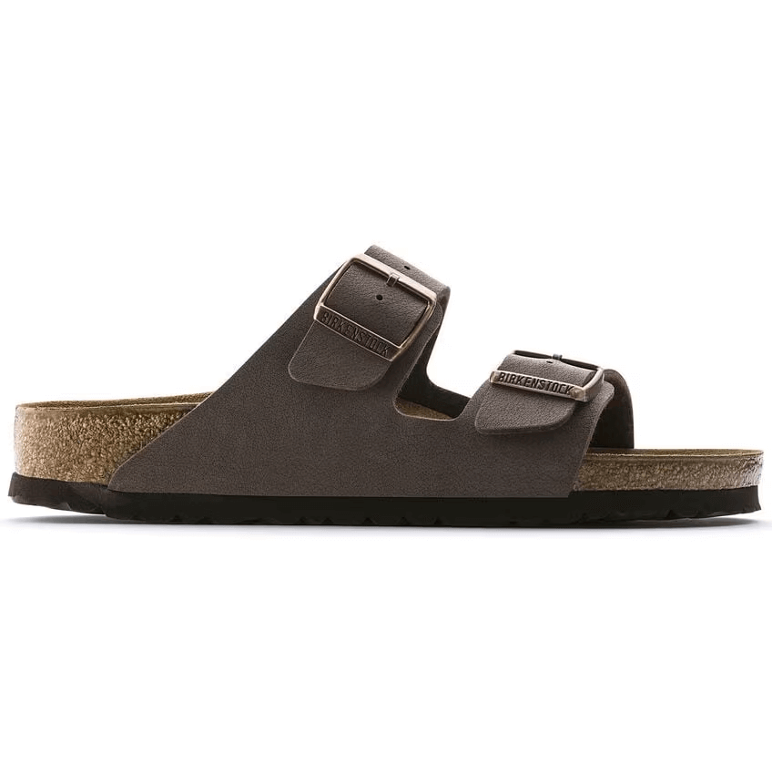 Birkenstock Classic Arizona Birko-Flor Nubuck Narrow Fit Mocca