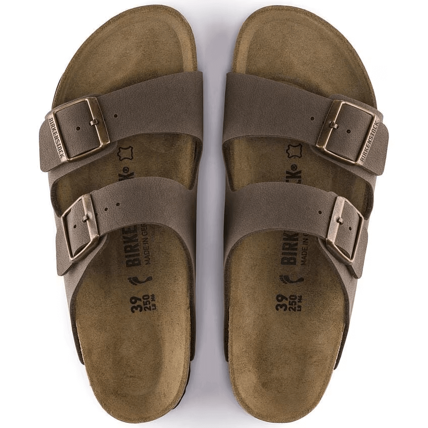 Birkenstock Classic Arizona Birko-Flor Nubuck Narrow Fit Mocca