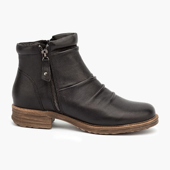 Silver Lining Tamara Leather Boot Black