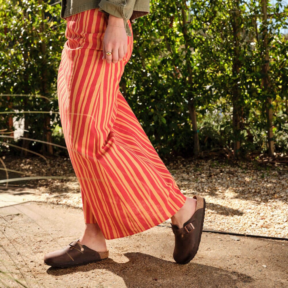 Birkenstock Classic Boston Regular Fit Oiled Leather Habana Sole