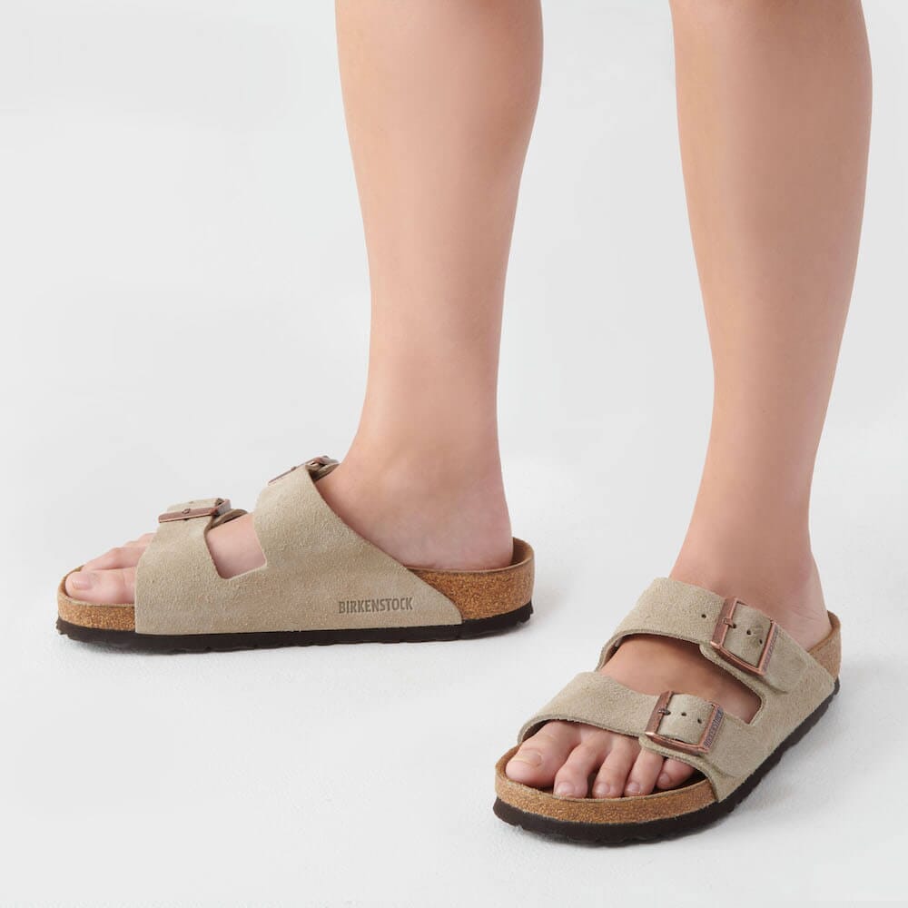 Arizona Sfb Birkenstock Arizona Suede Womens Arizona Taupe Suede