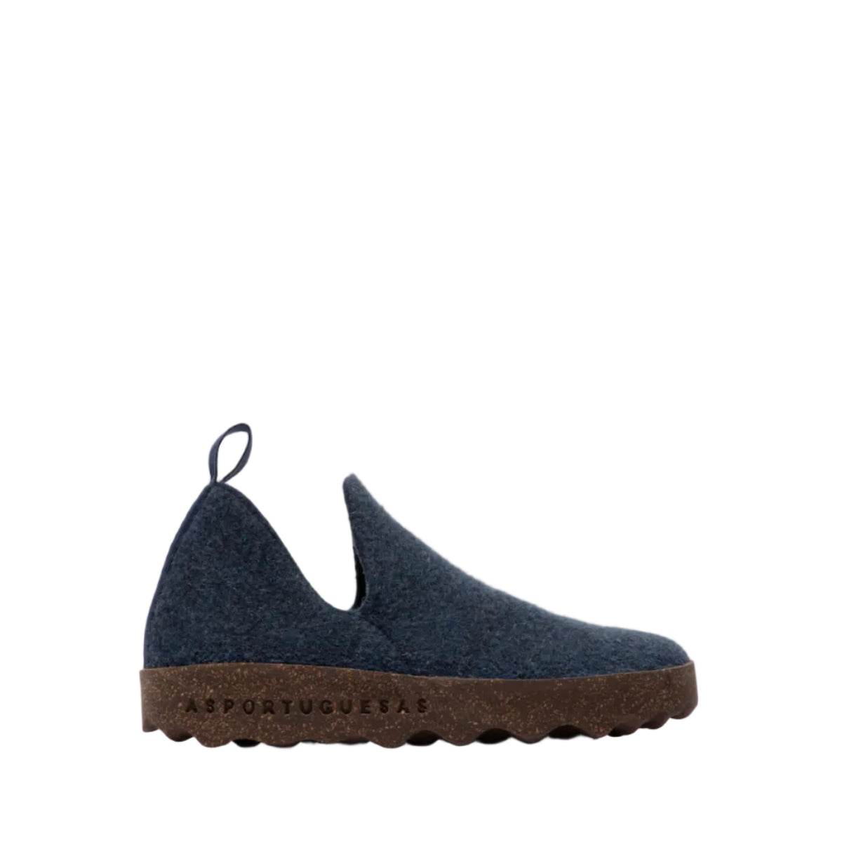Asportuguesas AW26 City Blue Felt and Brown Sole