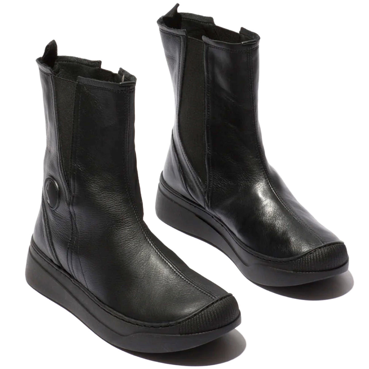 Softinos Ambe757 Boots Leather Black
