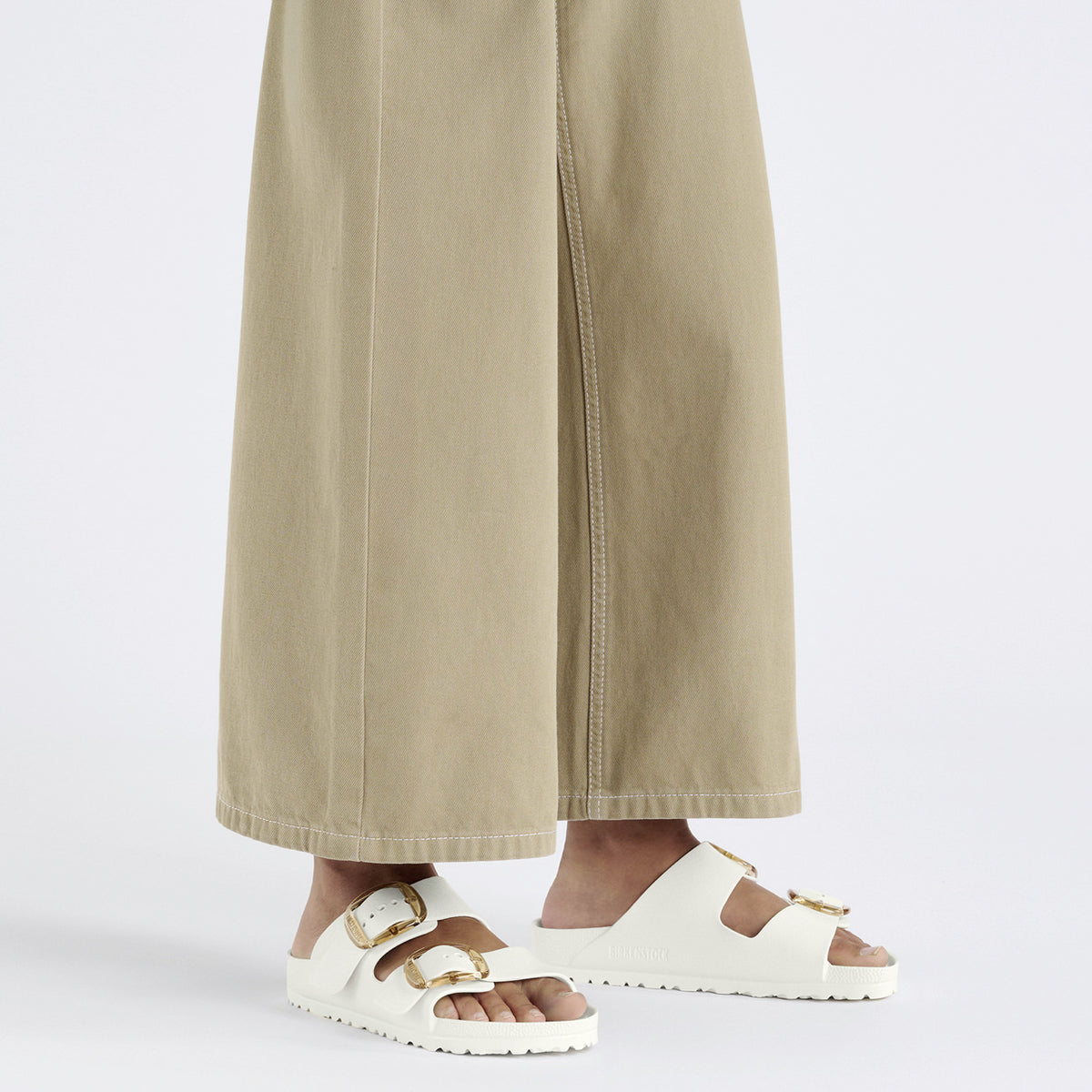 Birkenstock Seasonal Arizona EVA Big Buckle Narrow Fit Eggshell