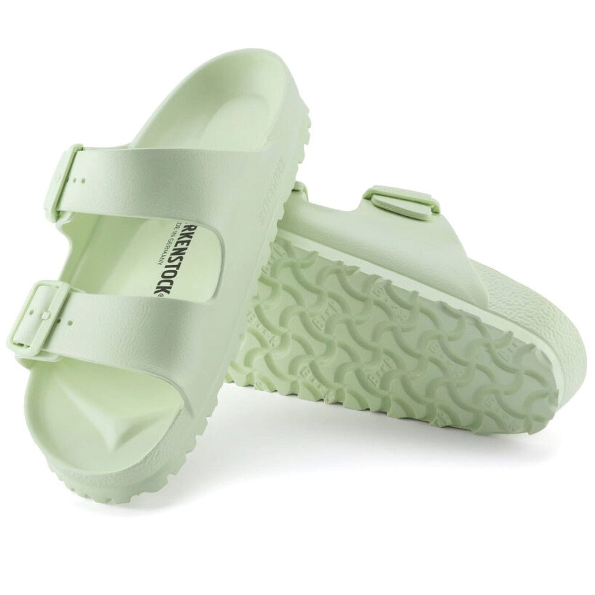 Birkenstock Seasonal, Arizona EVA, Narrow Fit, Faded Lime Sandals Birkenstock Seasonal 