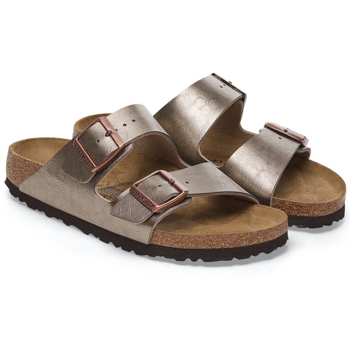 Birkenstock Seasonal Arizona Birko-Flor Narrow Fit Graceful Taupe