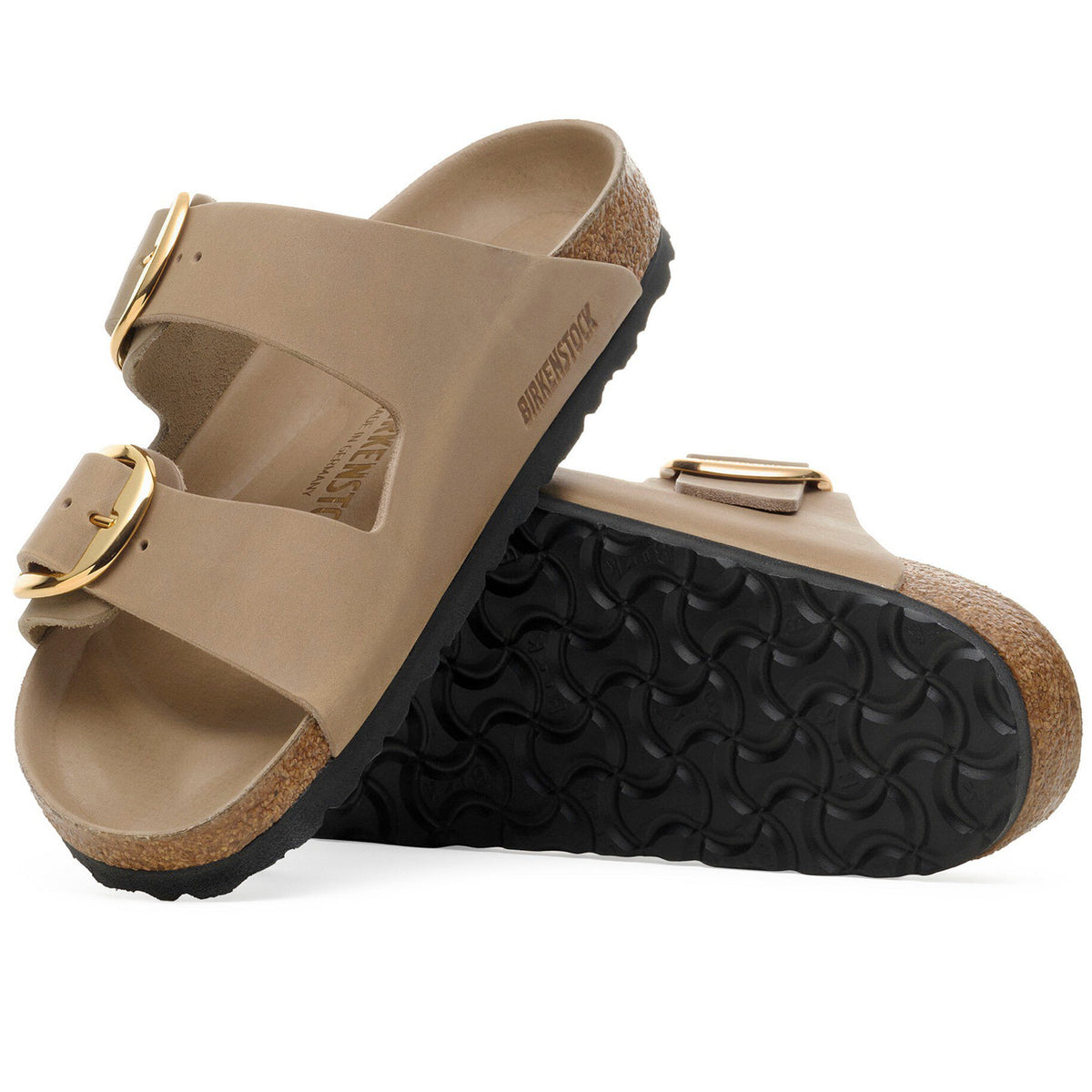 Birkenstock Seasonal Arizona Big Buckle Oiled Leather Regular Fit Tabacco Brown