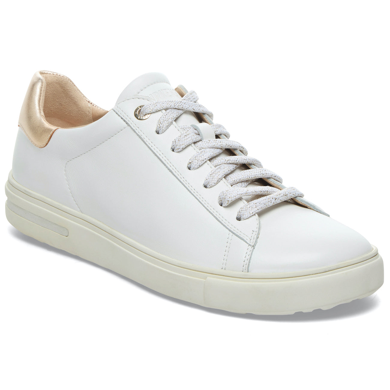 Bend Low Smooth Leather Regular Fit White/Metallic Gold