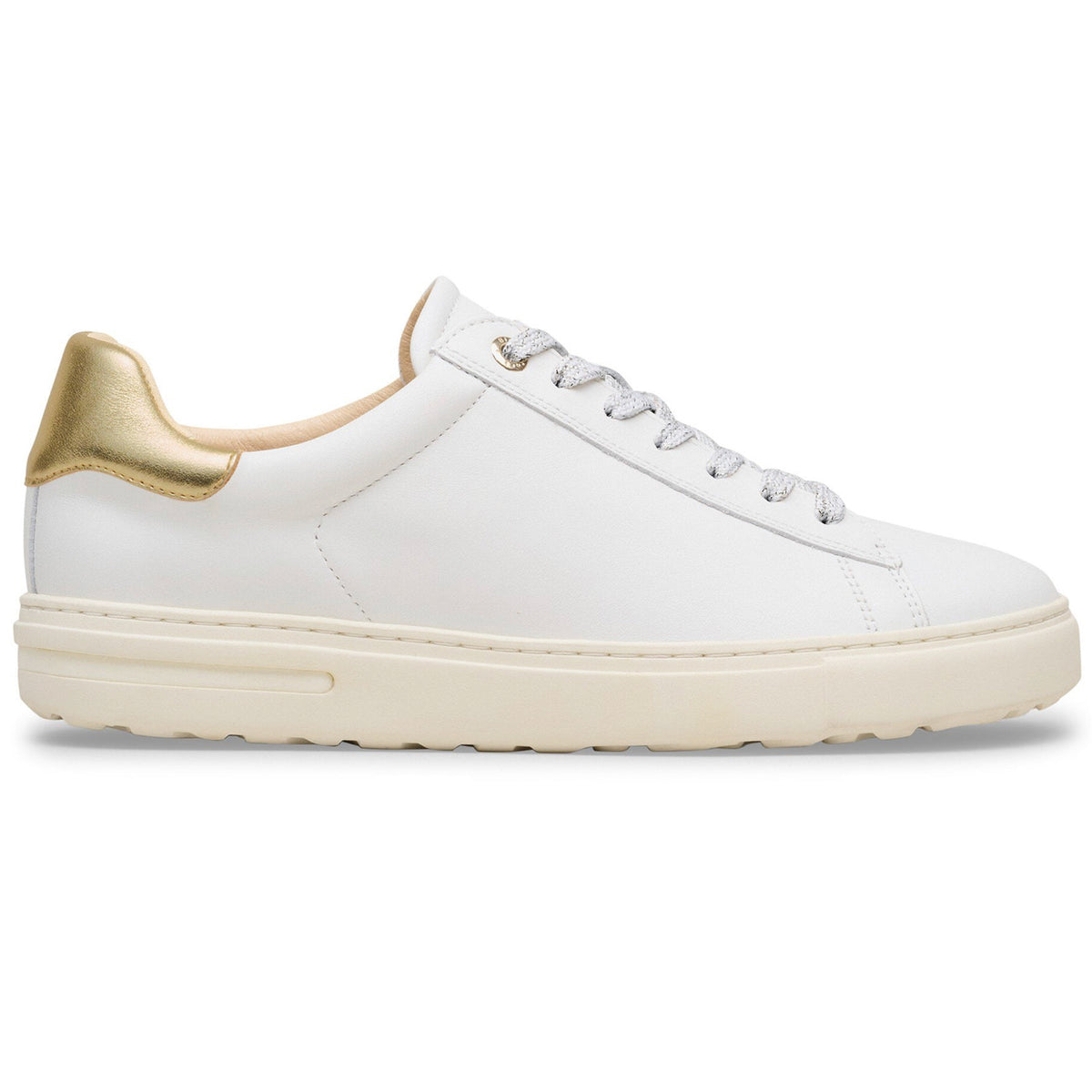 Bend Low Smooth Leather Regular Fit White/Metallic Gold