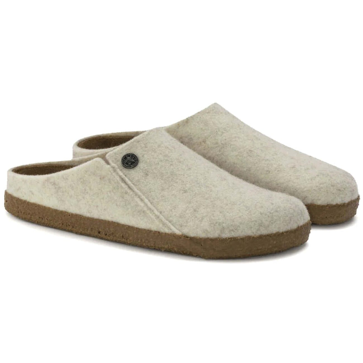 Birkenstock Seasonal, Zermatt, Wool Felt, Regular Fit, Ecru House Shoes Birkenstock Seasonal 
