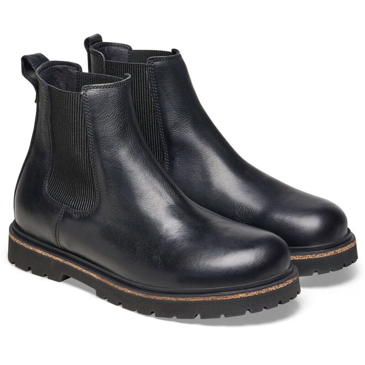 Birkenstock, Highwood W, Natural leather, Regular Fit, Black Boots Birkenstock 