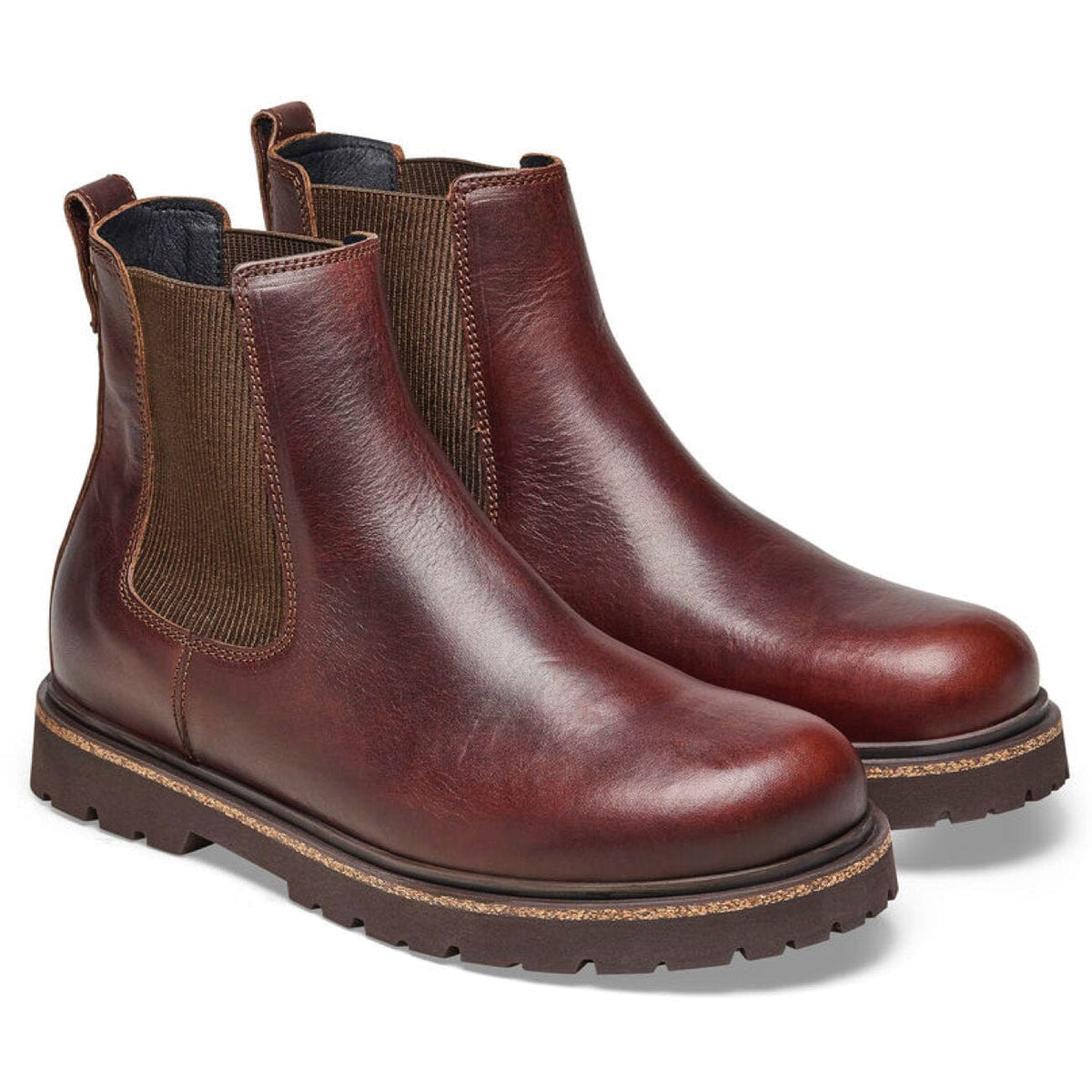 Birkenstock, Highwood W, Natural Leather, Regular Fit, Chocolate Boots Birkenstock 