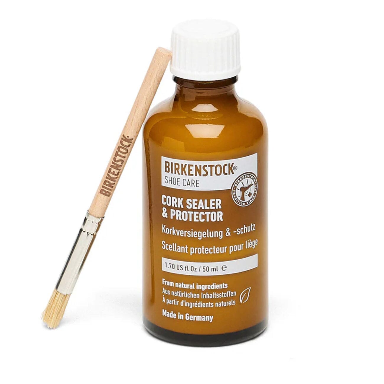 Birkenstock Cork Sealer and Protector Shoe Care Products Birkenstock Shoe Care 50ml Clear 