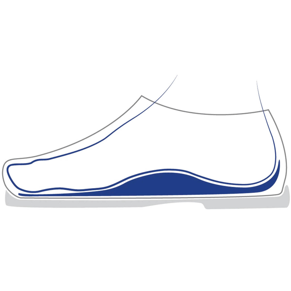 Birkenstock Blue Footbed Long Microfibre Regular Fit