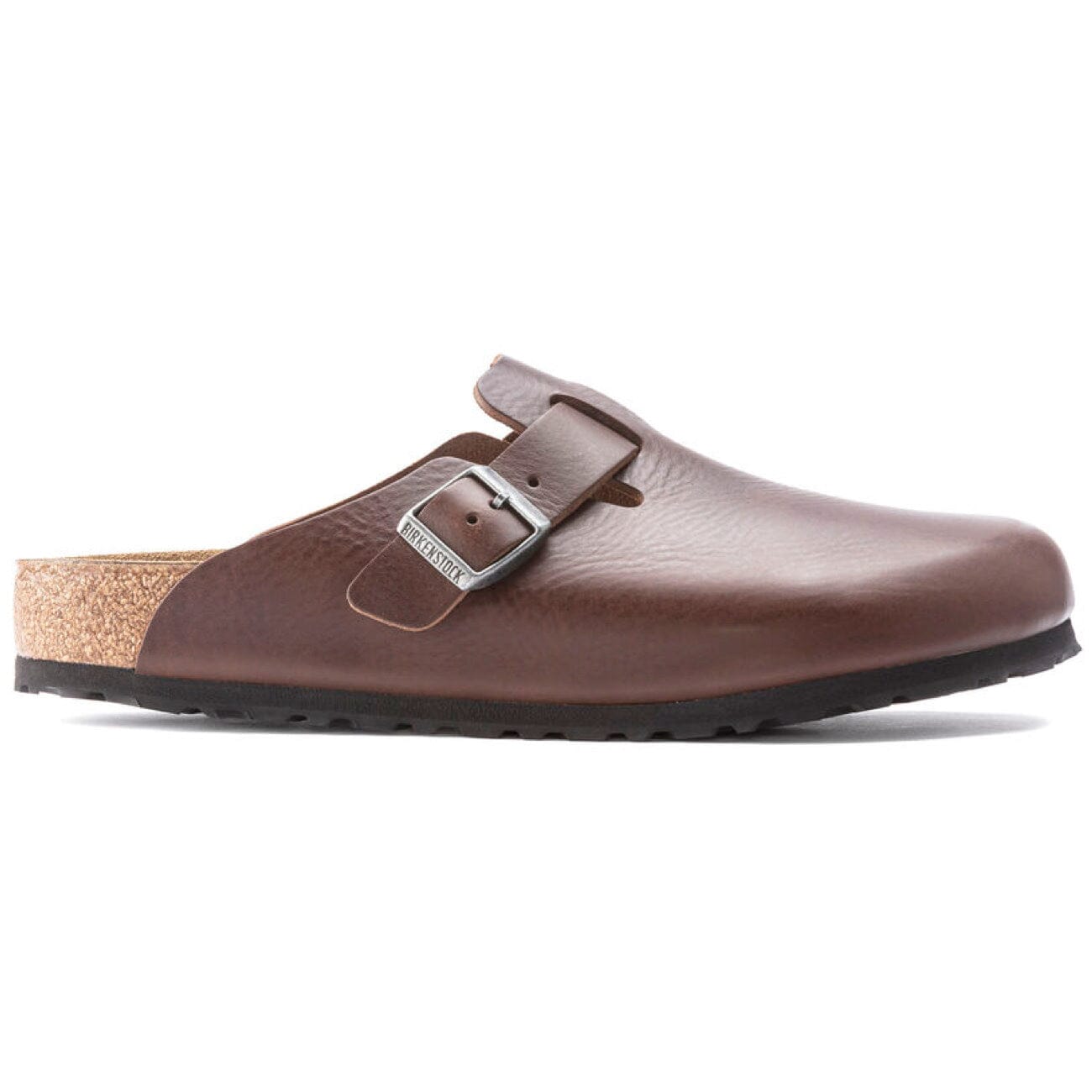 Birkenstock Boston Vintage Wood Roast Natural Leather Regular Fit Sandals Birkenstock Seasonal Vintage Wood Roast 41 