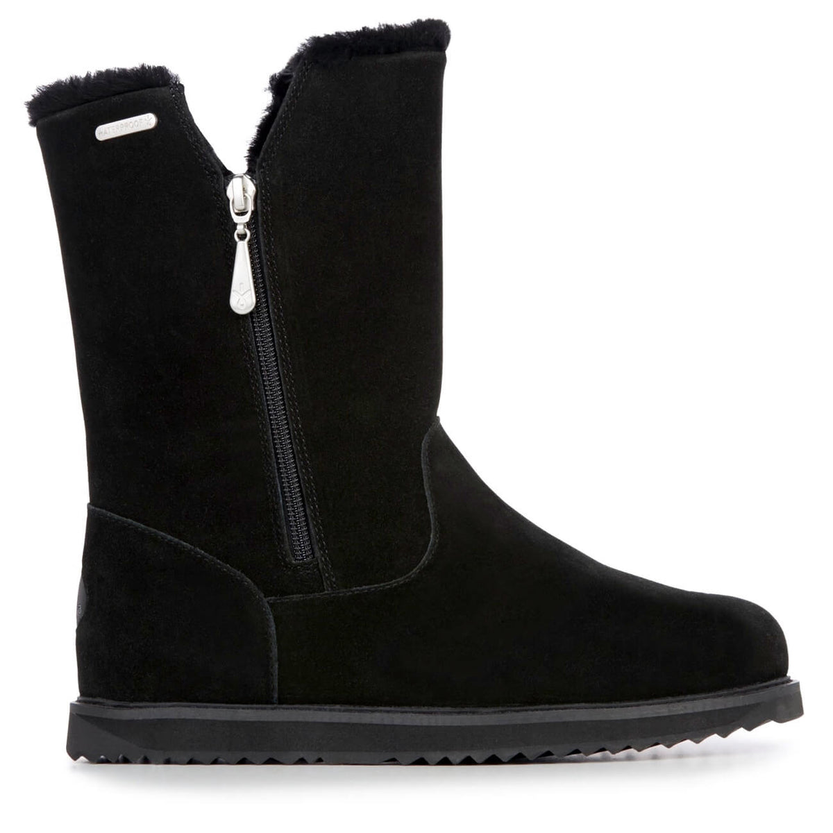 Emu Australia Gravelly Waterproof Leather Boot Black