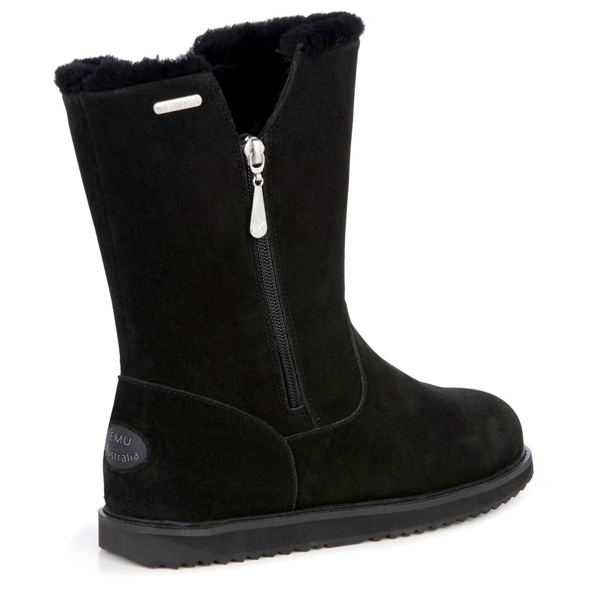 Emu Australia Gravelly Waterproof Leather Boot Black