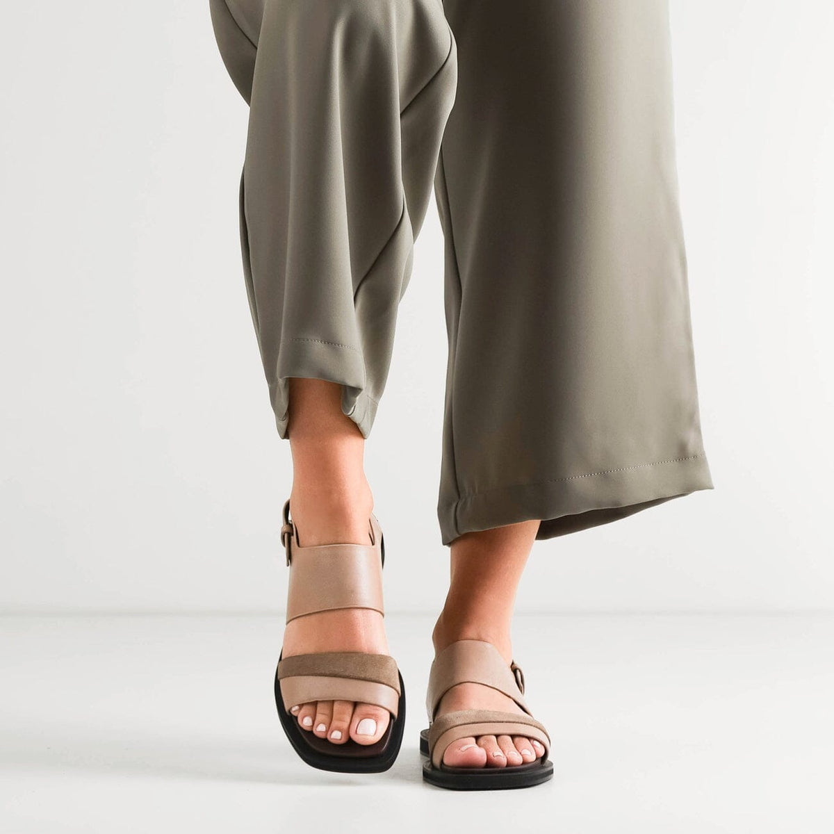 EOS Monsoon Sandal Leather Taupe Sandals EOS 