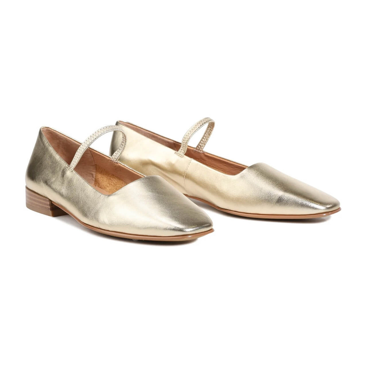 EOS Sophia Shoe Napa Leather Soft Gold