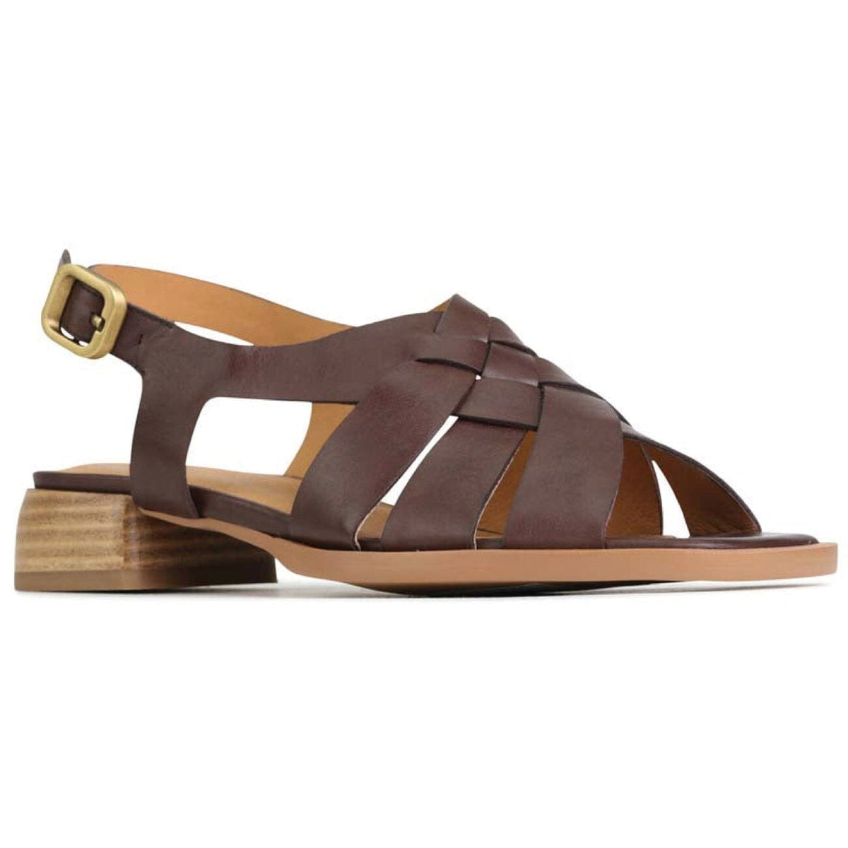 EOS, Tereza, Sandal, Leather, Chestnut Sandals EOS Chestnut 37 