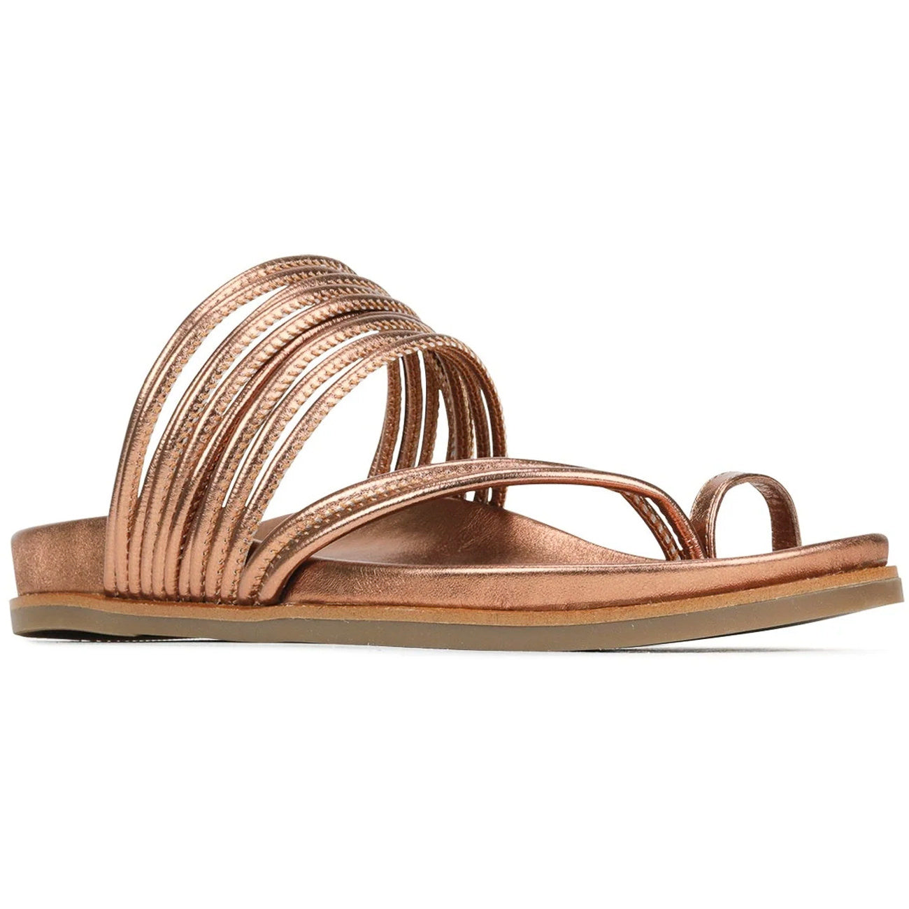 EOS Carmelle Leather Sandal Bronze