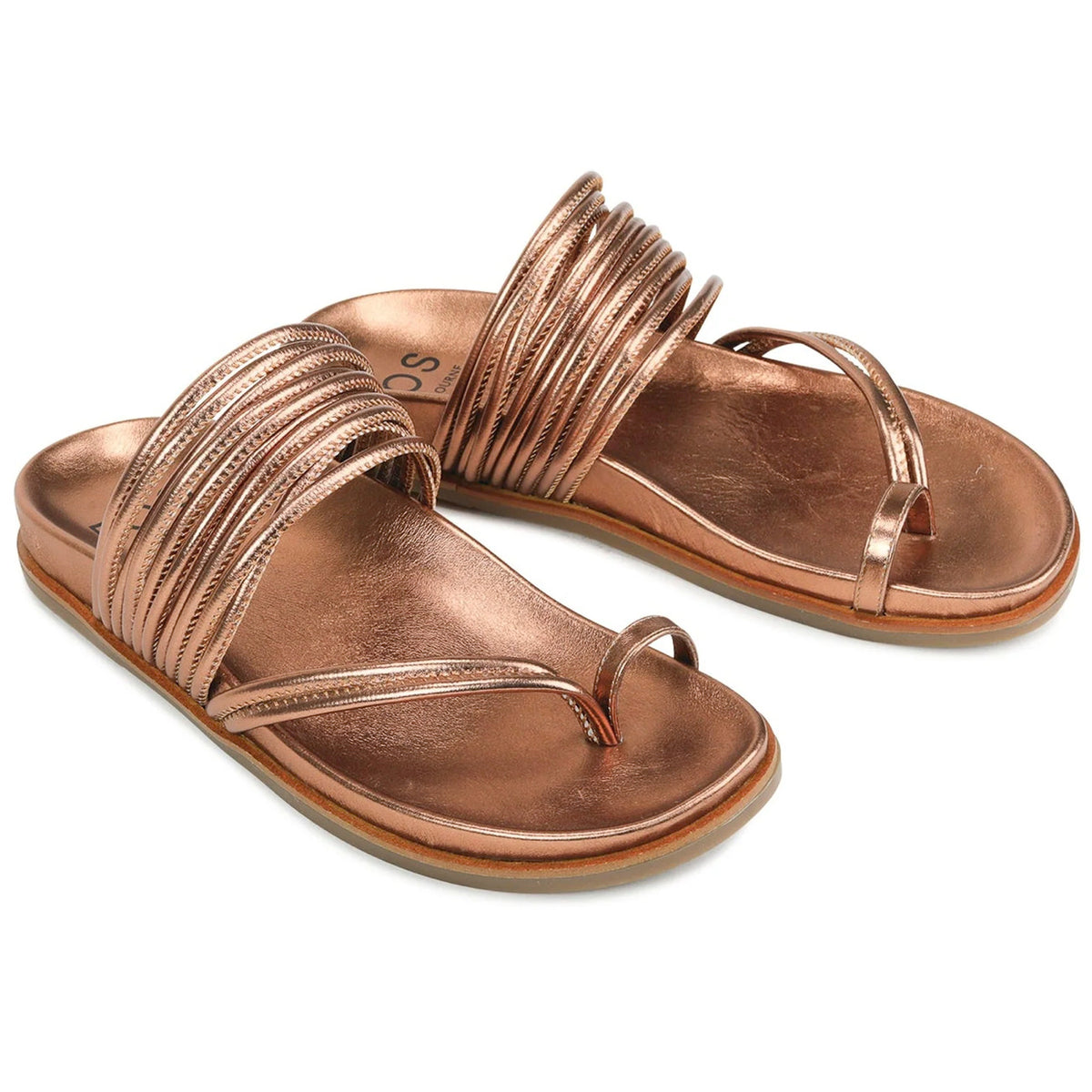 EOS Carmelle Leather Sandal Bronze
