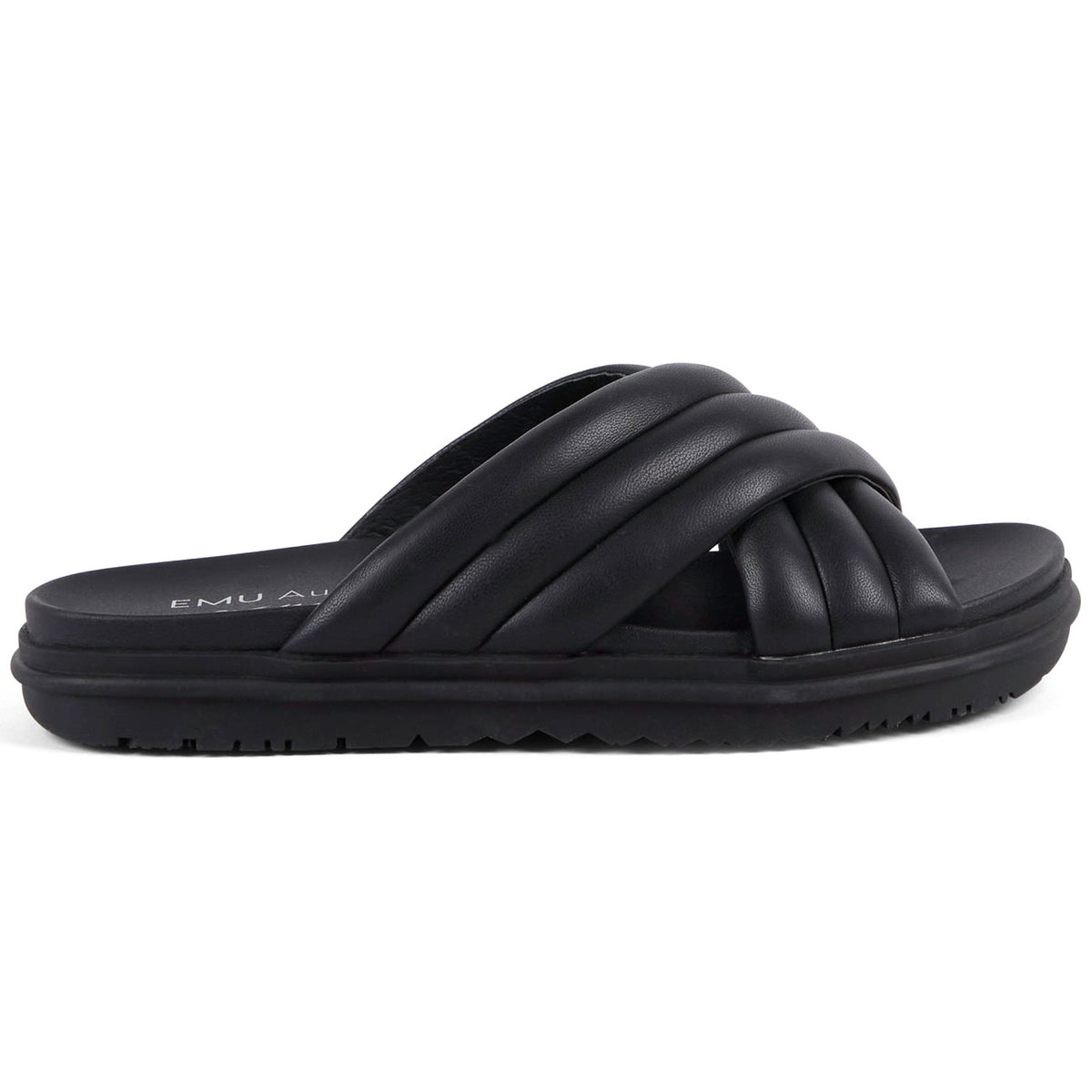 Emu Ella Slide Leather Black