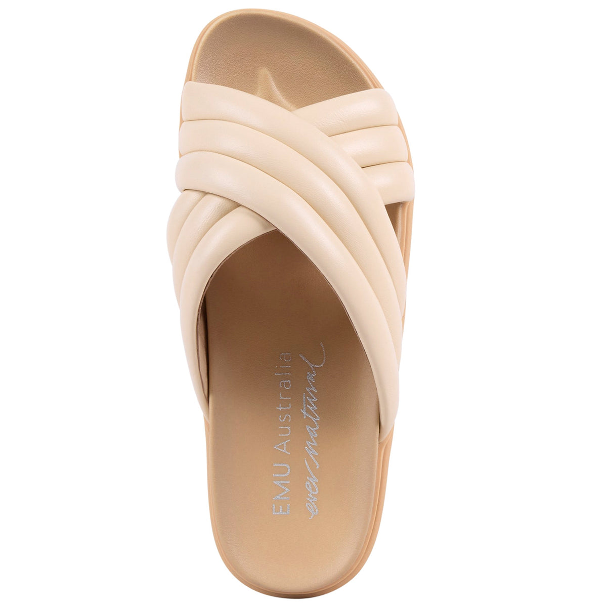 Emu Ella Slide Leather Macadamia