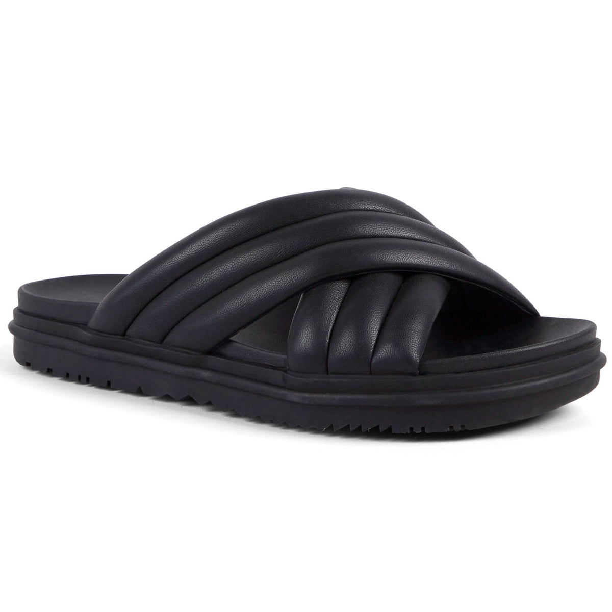 Emu Ella Slide Leather Black
