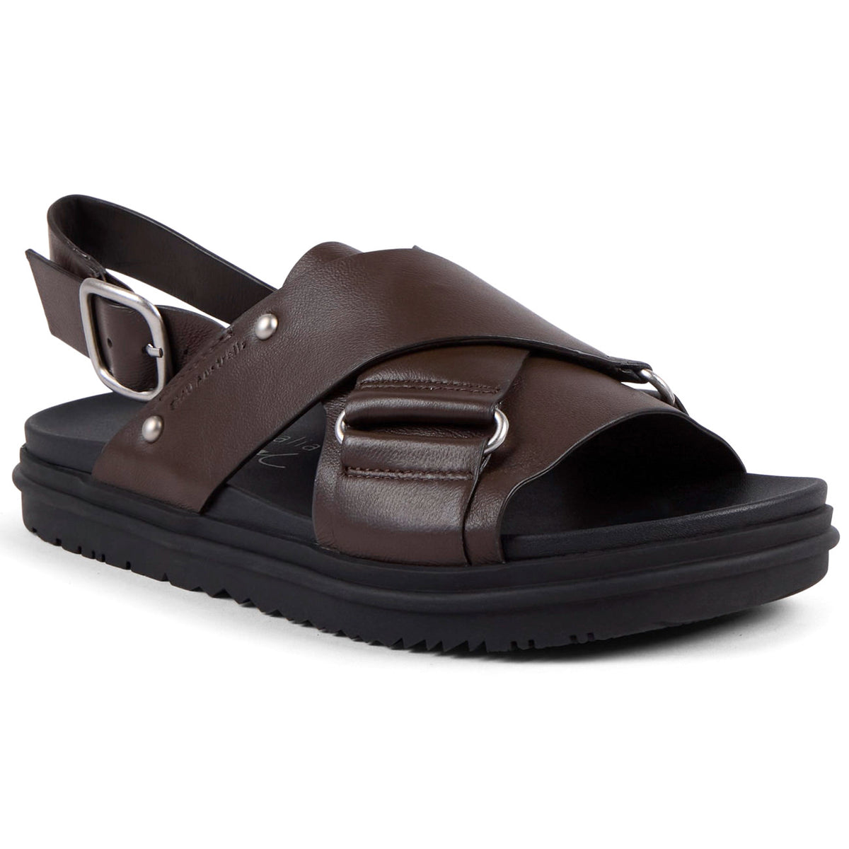 Emu Faye Sandal Leather Espresso