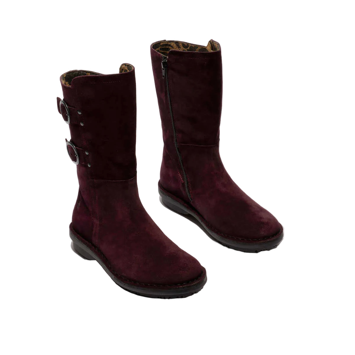 Fly London Fecy169 Boot Oiled Suede Leather Purple