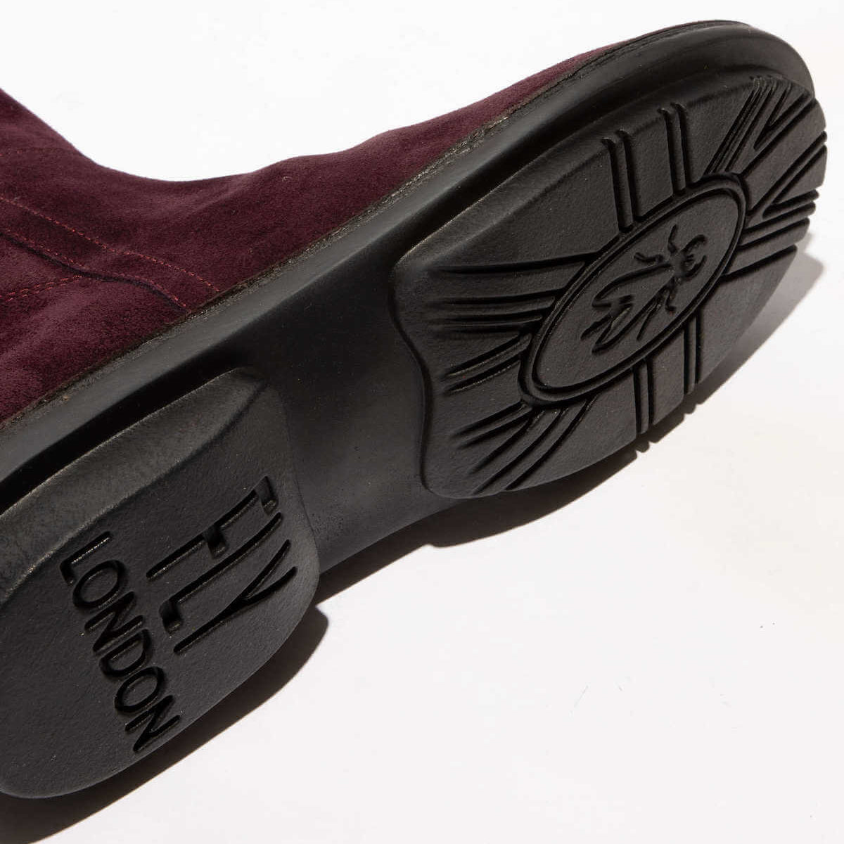 Fly London Fecy169 Boot Oiled Suede Leather Purple