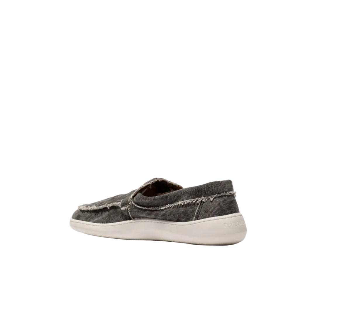 Fly London Chel Blue recycled cotton men's shoe at Sole Drifter