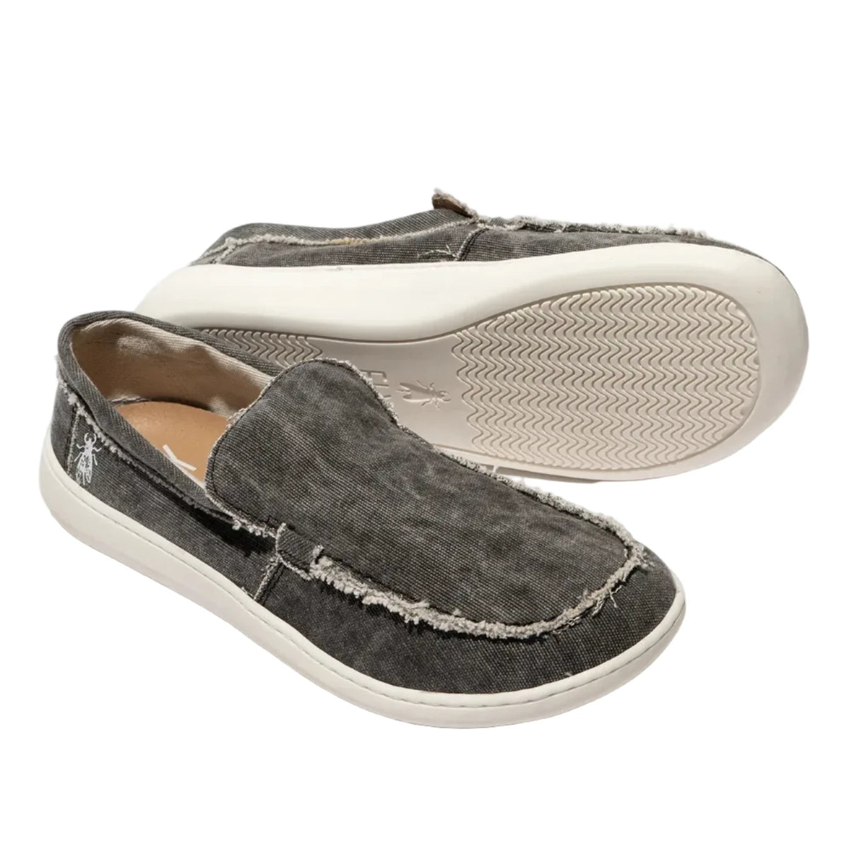 Fly London Chel Blue recycled cotton men's shoe at Sole Drifter