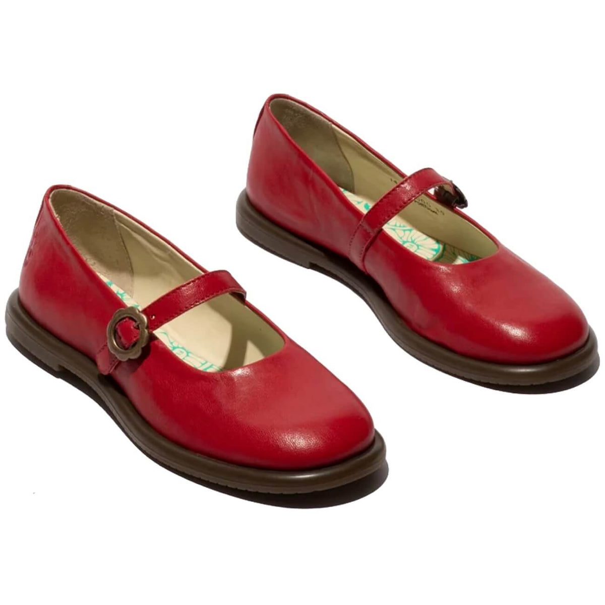 Fly London Darcey DEIK412 Shoes Leather Cherry