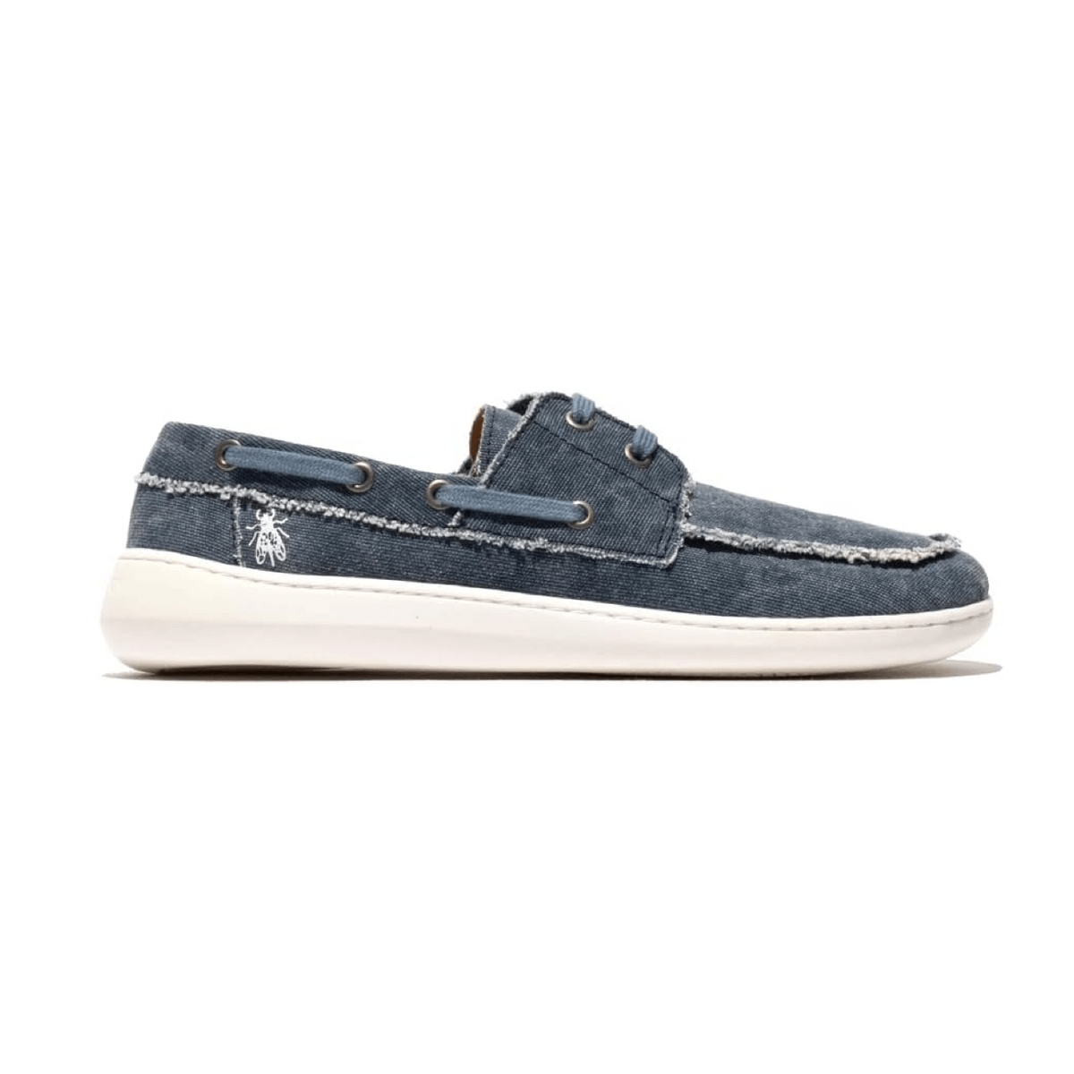 Fly London Cove CHEL661 Shoe Recycled Cotton Blue at Sole Drifter