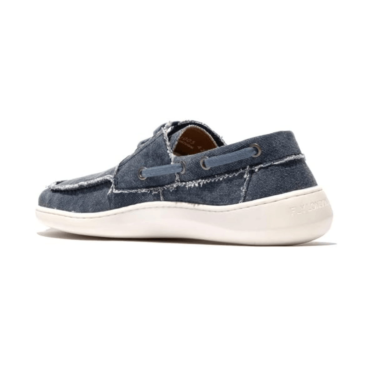 Fly London Cove CHEL661 Shoe Recycled Cotton Blue at Sole Drifter